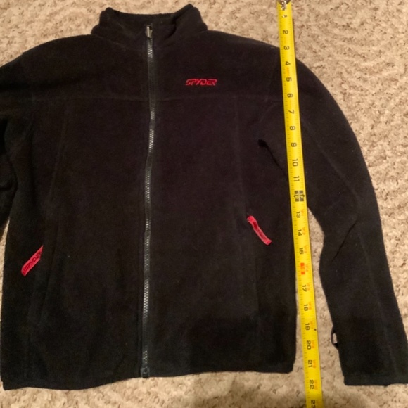 Spyder Fleece Full Zip Teen youth size 12 - Picture 3 of 3